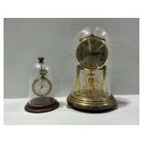 (2) Dome Clocks: Linden Quartz and Westclox