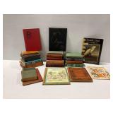 Vintage Hardcover and Softcover Books Including Audubon Book, Yearbooks, Storybooks, and Others