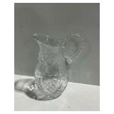 Pressed Glass Water Pitcher
