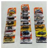 Matchbox Mattel Wheels Diecast Vehicles in Original Packaging