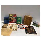 Mixture of Books and Periodicals... see photos and description