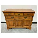 Tell City Young Republic Solid Hard Rock Maple Credenza