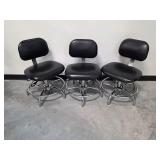 (3) Biofit Ergonomic Adjustable Stools