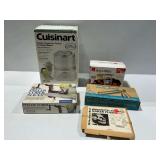 Cuisinart, Ronco, and Other Kitchen Tools with Original Boxes