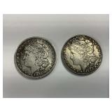 (2) 1888 Morgan Silver Dollars