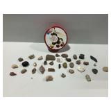 Natural Rock and Mineral Specimens with Tin