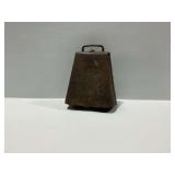 Vintage Metal Cow Bell with Internal Clapper