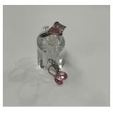 Birks Sterling Silver Size 6.75 Ring and Earrings with Pink Stones