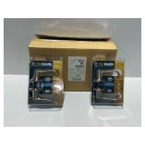 (6) Tru Guard Milano Satin Nickel Bed and Bath Privacy Locksets