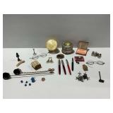 Decorative Collectibles and Small Accessories with Pens and Eyeglasses