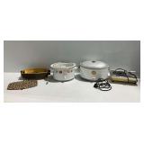 Small Kitchen Appliances Including Proctor Silex Slow Cooker and Nesco Roaster... work