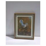 Owen J. Gromme 1973 Blue Jay Print Framed