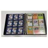 Trading Card Binder with Pokémon Cards