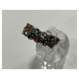 Sterling Silver Multi Autumn Color Topaz Gemstone Ring, Size 8