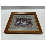 1990 Pabst Blue Ribbon Wildlife Collection Framed Mirror