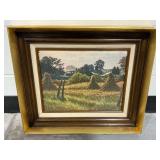 Oriel Bond Framed Landscape Print