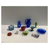 Art Glass and Pressed Glass Assortment
