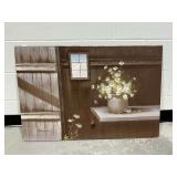 Signed Floral Still Life Canvas Wall Art