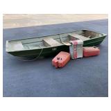Ouachita 10-16 Aluminum Jon Boat and Accessories