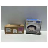 Westinghouse Bonneville 2-Light Flush Mount Ceiling Light Fixture and Hearth and Hand LED Wall Lamp