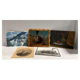 Mixture of Art and Photographs