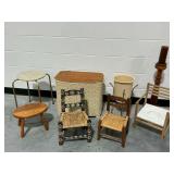 8-Piece Assortment of Household Furniture and Decor
