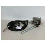 Roughneck 12V 15GPM Fuel Transfer Pump with Hose and Intake Pipe