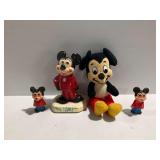 Mickey Mouse Character Toys and Bank