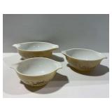 3-Piece Pyrex Forest Fancies Mixing Bowls