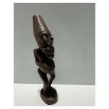 Carved Wooden Figural Statue