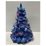 Blue Ceramic Christmas Tree
