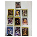 (10) Kobe Bryant Basketball Trading Cards