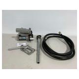 Roughneck 12V 15GPM Fuel Transfer Pump with Hose and Nozzle...unable to test