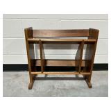 Wooden Magazine Book Rack