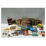 Variety of Hardcover and Softcover Books