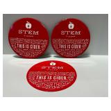 (3) Stem Ciders Metal Signs