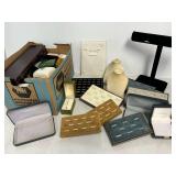 Jewelry Boxes and Displays for all Forms of Jewelry - Many Vintage Ring Boxes