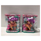 (2) Lalaloopsy Super Silly Party Peanut Big Top Dance with Me Dolls