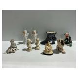 Ceramic, Porcelain, and Resin Decorative Figurines