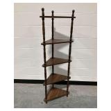Wooden Corner Shelf