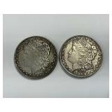 (2) 1888 Morgan Silver Dollars