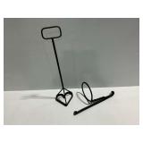 Metal Cattle Branding Iron and Boot Jack