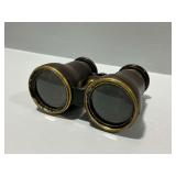 Brass and Leather Binoculars