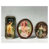 (3) Soda Advertising Trays