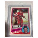 1984 Topps Steve Yzerman Detroit Red Wings Hockey Card