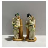 Ceramic Arts Studio Wing-Sang and Lu-Tang Figural Vases