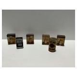 Vintage Metal Food Tins Including Walter Baker and Hershey