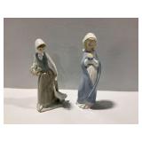Lladro and Nao Porcelain Figurines