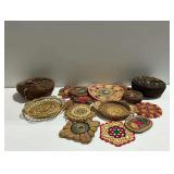 Woven Baskets, Mats, and Trivets