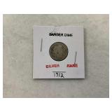 1912 Silver Barber Dime